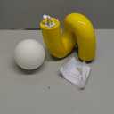 Modern Yellow Table Lamp Bauhaus Resin Table Light Aesthetics Milk White Globe Glass Light Fixtures for Bedside Bedroom Living Room Kid’s Room Corner Office