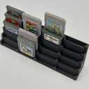 Display Tower, Rack, Case for Game Boy Advance, Game Boy Color, and Original GB Games (Holds 20 Games) (Black)