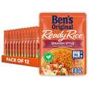 BEN'S ORIGINAL Ready Rice Spanish Style Flavored Rice, Easy Dinner Side, 8.8 OZ Pouch (Pack of 12) (EXP 05/01/27)