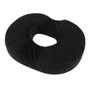 5 STARS UNITED Donut Pillow Hemorrhoid Tailbone Cushion – Large Cushion for Pain Relief – Coccyx, Prostate, Sciatica, Pelvic Floor, Pressure Sores, Pregnancy, Postpartum Recovery, Black