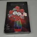 Roses Flower Bouquet Building Set with Vase, Mom Gifts for Mothers Day, 1077PCS Artificial Botanical Collection Teacher Nurse Appreciation Birthday Gifts for Wife Grandma Women Her Him Teen Girl Adult