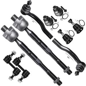 SCITOO 10pcs Front Suspension Kit Inner Outer Tie Rod End Sway Bar Link Lower Upper Ball Joint Fit 2005-2019 For Nissan Armada 2004-2015 For Nissan Titan 2004-2013 For Infiniti Qx56