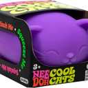 Schylling NeeDoh Cool Cats The Groovy Glob! Squishy, Squeezy, Stretchy Stress Balls Assorted Colors - 3 Pack