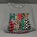 RETSUGO Womens Merry Christmas Sweatshirt Funny Christmas Tree Truck Graphic Pullover Casual Blouse Tops (X-Large)