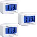 Voltage Test Monitor Flat US Plug AC 80-300V LCD Digital Voltmeter Panel Power Volt Test Monitor Gauge Meter for Household Plug Outlet(3 Pieces)