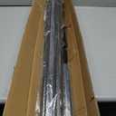 Tension Curtain Rod Black Shower Rod 40-166IN Extra Long Curtain Rods No Drilling Adjustable Tension Rods for Window Shower or Bathroom Outdoor Patio Diameter 1.26In