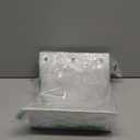 Column Pole Dome Mount Bracket Adapter,External Corner Wall Mount Iron Plate Vertical Bracket for PTZ CCTV Surveillance Camera Metal Holder