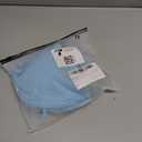 COZYEASE Women's 2 Piece Bikini Set Triangle Halter Tie Back Bathing Suit Set Shell Backless High Cut Swimsuit (Blue, L)