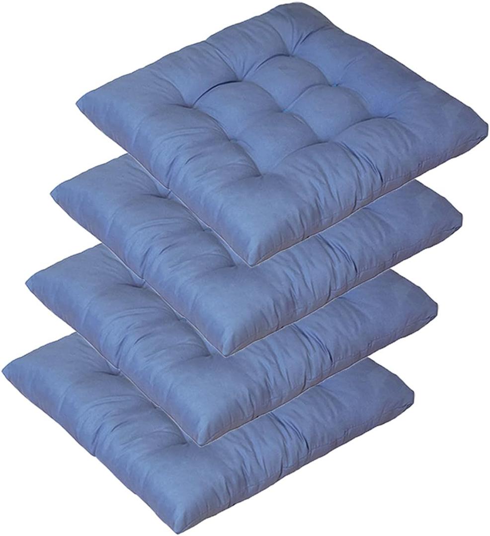 Chair Cushions for Dining Chairs, Soft Thicken Seat Pads Cushion Pillow, Home Decor Indoor Outdoor Chair Seat Sofa Pad Perfect for Office Patio Home Car (4 pack, Color 10)