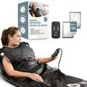 Lifepro BioRemedy Infrared Sauna Blanket – Portable Far Infrared Home Sauna Bag for Detox, Tension, and Relaxation – Adjustable Temp (86–158°F) & Timer – Includes Detox Wraps