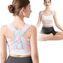 Posture Corrector For Women, Adjustable Back Brace For Posture, Back Posture Corrector Providing Pain Relief From Lumbar, Neck, Shoulder, And Clavicle, Back (L/XL Upper Waist 35-45 Inch)