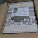 True North by Sleep Philosophy Flannel Sheets Queen Size, Cozy 100% Cotton Flannel Bed Sheets, Ultra Soft Cute Sheet Set, Elastic Pocket Fits Up to 14" Mattress, Nordic 4 Piece