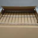 Universal Adjustable Wire Oven Rack, Extendable Baking Rack, Adjusts from 14.5"-25.5" Length,Chrome Telescopic Oven Cooker Shelf Rack For Whirlpool Frigidaire GE Kenmore Ovens.