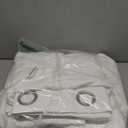 H.VERSAILTEX Pure White Curtain for Living Room Thermal Insulated Window Treatment Curtain Extra Long 108 inch Length Energy Saving Solid Grommet Top Room Darkening Drape, One Panel, 52" W x 108" L