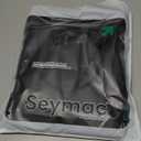 SEYMAC Case for iPad Pro 13 Inch M5 2025 / M4 2024, Heavy Duty Shockproof Protective Case with Screen Protector, 360 Rotating Stand, Hand/Shoulder Strap and Pen Holder, Black