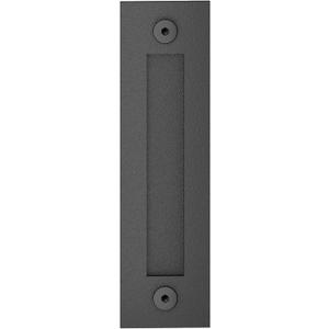 JUBEST 8-3/5'' Sliding Barn Door Handle Modern Simple Finger Flush Pull Handle for Gates Garages Sliding Doors Cabinets Closet and Drawers, Matte Black