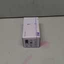 VCE Brush Wall Plate Cable Pass Through with Bracket, Decorator Cover for Low Voltage Cables - White, 2-Pack