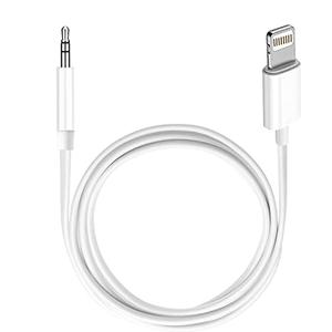 (Apple MFi Certified) iPhone AUX Cord,Lightning to 1/8 Inch Audio Cable,3.3ft, Headphone Jack Adapter Male Aux Stereo Audio Cable Compatible for iPhone 14/13/12/11/XR/X/8/7 (White)