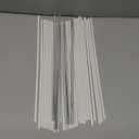 Zopeal 30 Pieces 12 Inch Clear Acrylic Dowel Rods for DIY Crafts Acrylic Round Rods Strip Sticks Cake Topper Rod for DIY Handwork Supplies(0.25 Inch /6mm Diameter)