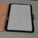 Antbox Case for iPad (A16) 11th (11'')/ 10th Generation (10.9'') High Grade Skin-Touch Vegan Leather with Built-in Pencil Holder Auto Sleep/Wake Function (Peach Pink)