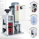 StripMeister E500 Pro Electric Automatic Wire Stripping Machine, Copper Wire Stripper Up To 1.25 inch Diameter, Ultra Grip Feeders, High Torque Variable Speed DC Motor, Fine 0.004 in Adjustment