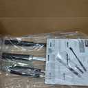 Weber Precision 3Piece Grilling Tool Set Stainless Steel Tongs, Spatula & Silicone Basting Brush with NonSlip Handles and HandsFree Locking