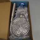 Cobbe Filtered Shower Head with Handheld, 6 Spray Modes, Water Softener Filters - Remove Chlorine, Reduce Dry Skin - Brushed Nickel