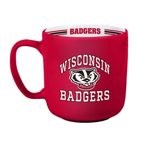 Logo Brands Wisconsin Badgers 15oz Stripe Mug