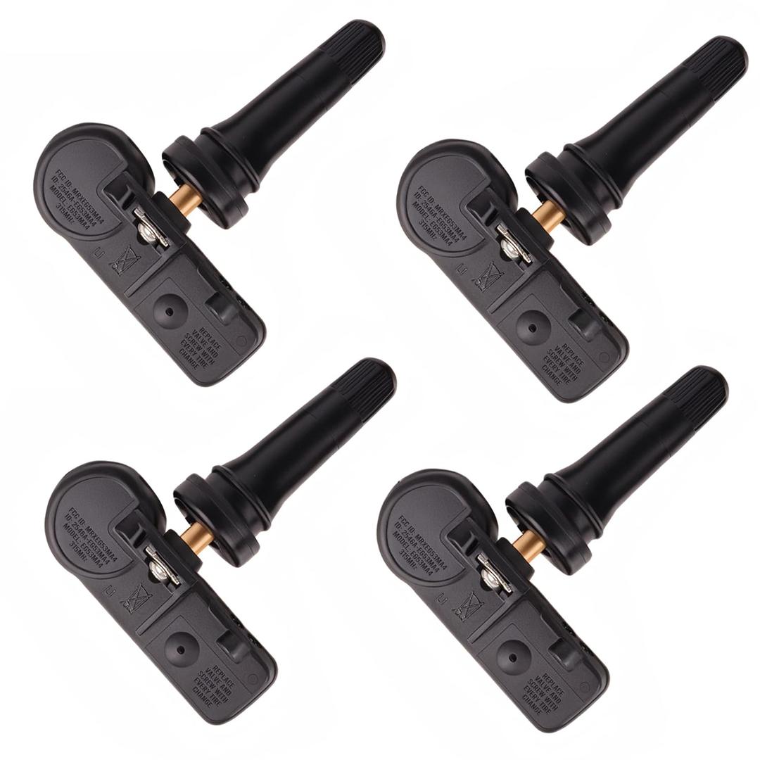 TPMS Tire Pressure Sensors 315MHz Compatible with Ford 2009-2014 F-150 2009-2018 Escape 2010-2016 Fusion & Lincoin MKS Replaces # 9L3Z-1A189-A DE8T-1A180-AA DE8T-1A150-AA4PCS