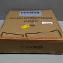 CHEERPALS Cat Window Perch for Indoor Cats Hammock for Window with Reversible Cushion, Foldable Cat Window Bed for Large Cats and Kittens(White,Large)