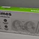 Holmes 9in Manual Window Fan White