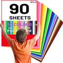 90 Pack Colored Poster Board 30 Assorted Color Posterboard Paper Bulk 14 x 18 in 250 GSM Thickness Cardstock Blank Smart Vision Poster Paper for School Drawing Craft Projects DIY Display Supplies, 14 x 18 in-90Sheets