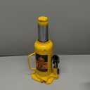 Torin Hydraulic Welded Bottle Jack 12 Ton, Portable Car Jack, 24,000 LBs Capacity with Pump Handle for Cars, Suv, Yellow