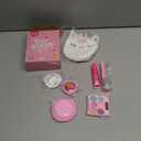 ULOVEME Kids Washable Makeup Kit for Girls 4-6 with Small Coin Purse(5.5x5.25in) - Real, Non Toxic Make Up Toy Gift- Umicorn Gift Set -Easter Gifts for Girls (White Umicorn v2)