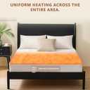 Homemate Heated Mattress Pad Twin Size - 3D Knitted Jacquard Electric Mattress Pad Twin Bed Warmer with Dual Controller, 10 Heated Setting - Auto Off 8 Hours, Fit Up to 30 Inch, 75"x39"