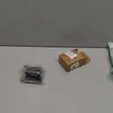 HOMOTEK Privacy Sliding Door Lock with Pull - Replace Old, Pocket Locks Hardware Quickly and Easily, 2-3/4x2-1/2, for 1-3/8 Thickness Door, Black