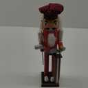 Clever Creations Black Golfer 16 Inch Traditional Wooden Nutcracker, Festive Christmas Dcor for Shelves and Tables