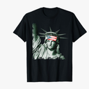 Puerto Rico Resiste Statue of Liberty Puerto Rican Flag Tee T-Shirt L