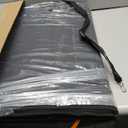 6-in-1 Leather Dog BackSeat Extender, Hard Bottom 40/60 Split Waterproof Car Back/Front Seat Cover, Rear Hammock Carseat Protector, Large Size Pet Mat for SUV/Truck/Cargo, Vehicle Bed Travel Accessory