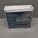 PlushDeluxe Premium Bamboo Mattress Protector  King Size, Waterproof, & Ultra Soft Breathable Noiseless Washable Bed Mattress Cover for Comfort & Protection - White