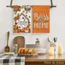 2 x Artoid Mode Pumpkin Sunflowers Fall Kitchen Towels Set of 4 18x26 Inch