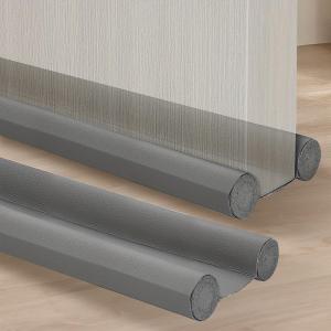 Bilateral Under Door Draft Stoppers - Blocks Drafts & Noise,Gray
