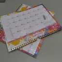 2 x 2026 Calendar, 2026 Wall Calendar, 18 Month Wall Calendar 2026-2027, January 2026 to June 2027 Calendar with Twin-Wire Binding, Hanging Hook and Julian Dates, 11" X 8.5" (Colorful)