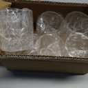 6 Pack Plastic Water Tumblers, 14 OZ Unbreakable Acrylic Whiskey Drinking Glasses, BPA-Free Clear Wine Cup, Shatterproof Drinkware Barware for Juice, Cocktail