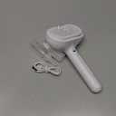 Fresh Fur Shower Brush, 3-in-1 Self-Cleaning Steamy Pet Brush for Dogs & Cats – Grooming Tool for Long & Short Hair, Removes Loose Hair and Reduces Shedding (White)