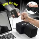 Giant USB Big Enter Key Relieve Stress Toy, Super Sized Big Enter Button Comfortable Economic Desktop Pillow Anti-Stress Punch Bag