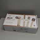 Shark HD430REF (Refurbished) FlexStyle Air Styling & Drying System, Powerful Hair Dryer Brush & Multi-Styler with Auto-Wrap Curlers, Paddle Brush, Oval Brush, Concentrator Attachment, Stone (Compact)