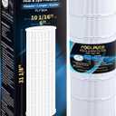 POOLPURE PLF150A Pool Filter Replaces Pentair CC150, CCRP150, PAP150, Ultral-C4, PP-C4, PP-C4-M, Unicel C-9415, R173216, 59054300, Filbur FC-0687, 160317, 160355, 160352, L x OD: 31 1/8" x10 1/16"