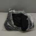 JQinHome 6 Pcs Dining Chair Slipcover,High Stretch Removable Washable Chair Seat Protector Cover for Home Party Hotel Wedding Ceremony (Black)