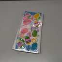 3 x GOMANCHE Easter Cellophane Candy Bags, 100pcs Easter Treat Bags with 100pcs Gold Twist Ties, Easter Candy Goodie Treat Bags for Kids Easter Party Favor Supplies